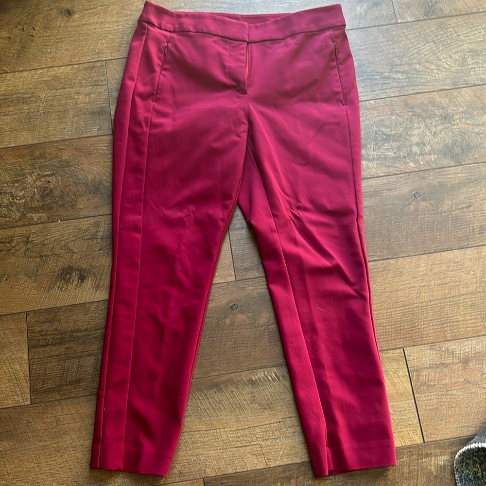 Loft petite dress pants - dark pink - perfect for spring! 8P
